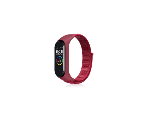 Ремінець до фітнес браслета BeCover Nylon Style для Xiaomi Mi Smart Band 7 Red (707670)