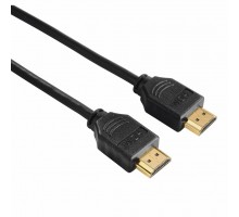 Кабель мультимедійний HDMI to HDMI 1.5m Black Ethernet Gold Hama (00205002)