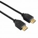 Кабель мультимедийный HDMI to HDMI 1.5m Black Ethernet Gold Hama (00205002)