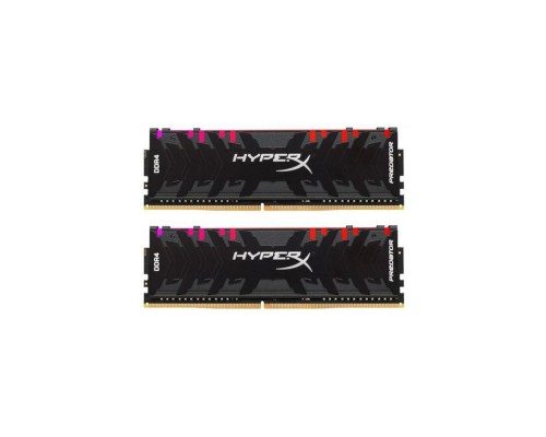 Модуль пам'яті для комп'ютера DDR4 64GB (2x32GB) 3600 MHz HyperX Predator RGB Kingston (HX436C18PB3AK2/64)