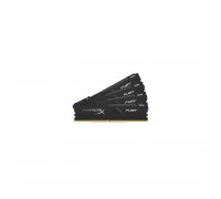 Модуль пам'яті для комп'ютера DDR4 32GB (4x8GB) 2666 MHz HyperX Fury Black Kingston Fury (ex.HyperX) (HX426C16FB3K4/32)