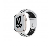 Смарт-годинник Apple Watch Series 7 Nike GPS 45mm Starlight Aluminium Case with P (MKNA3UL/A)