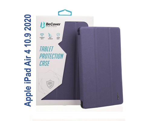 Чохол до планшета BeCover Direct Charge Pen mount Apple Pencil Apple iPad Air 4 10.9 2020/2022 Purple (706798)