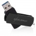 USB флеш накопичувач eXceleram 128GB P2 Series Black/Black USB 3.1 Gen 1 (EXP2U3BB128)