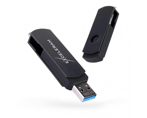 USB флеш накопичувач eXceleram 128GB P2 Series Black/Black USB 3.1 Gen 1 (EXP2U3BB128)