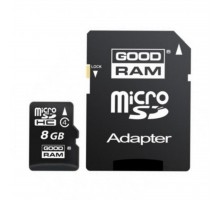 Карта памяти GOODRAM 8GB microSD Class 4 (M40A-0080R11)