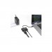 Концентратор Intracom USB3.1 Type-C to DisplayPort(Thunderbolt 3)/PD 60W/ Black Manhattan (153447)