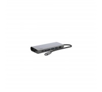 Концентратор Belkin USB-C PD, Travel Hub, USB-C, 2/USB 3.0, HDMI,Gigabit, SPACE (F4U092BTSGY)