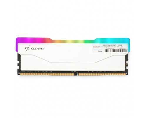 Модуль памяти для компьютера DDR4 16GB 2666 MHz RGB X2 Series White eXceleram (ERX2W416269C)