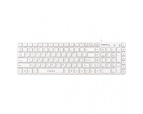 Клавіатура Vinga KB820White