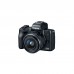 Цифровий фотоапарат Canon EOS M50 15-45 IS STM Web Kit Black (2680C060WRK)