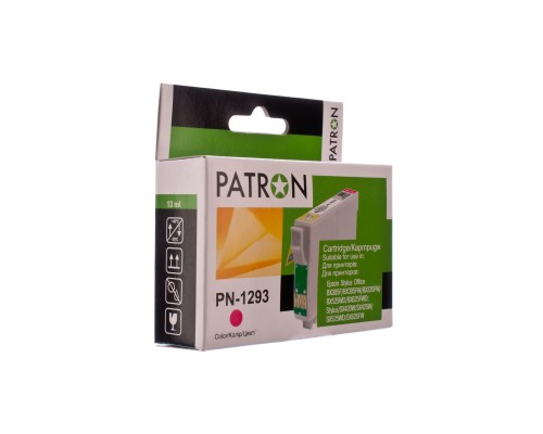 Картридж Patron EPSON BX305F/320/525/625,SX420/425/525/535/620 MAGENTA (T129 (PN-1293)