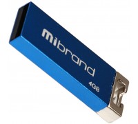 USB флеш накопичувач Mibrand 4GB Сhameleon Blue USB 2.0 (MI2.0/CH4U6U)