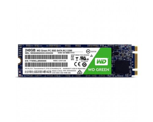 Накопичувач SSD M.2 2280 240GB WD (WDS240G2G0B)