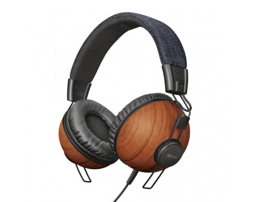 Навушники Trust Noma Over-Ear Mic Denim Wood (22637)