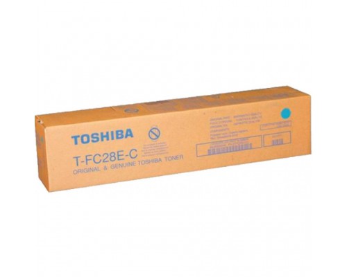 Тонер-картридж TOSHIBA T-FC28EC 24K CYAN, для e-STUDIO 2330, 2820, 3520, 4520 (6AJ00000046)