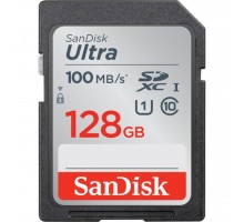 Карта памяти SANDISK 128GB SDXC class 10 UHS-I Ultra (SDSDUNR-128G-GN6IN)