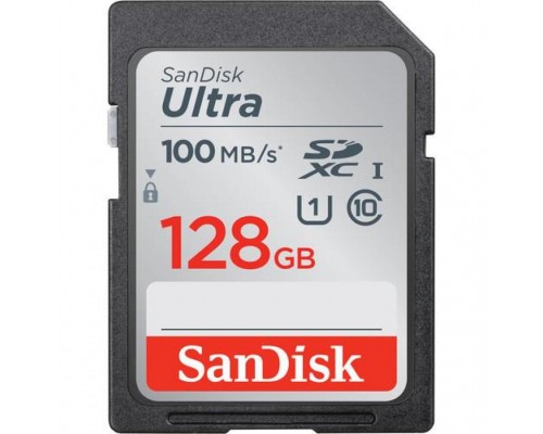 Карта памяти SANDISK 128GB SDXC class 10 UHS-I Ultra (SDSDUNR-128G-GN6IN)