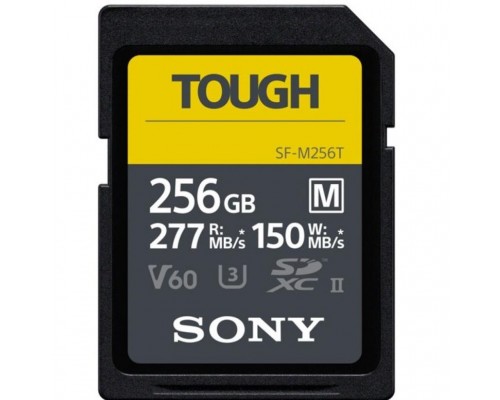 Карта пам'яті SONY 256GB SDXC class10 UHS-II U3 V60 Tough (SFM256T.SYM)