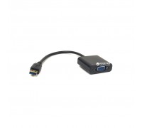 Перехідник USB 3.0 M to VGA F PowerPlant (CA910380)