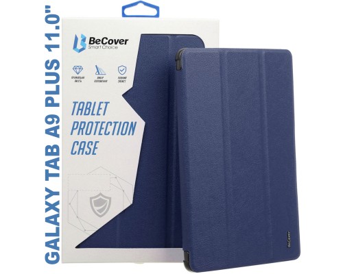 Чохол до планшета BeCover Soft Edge stylus holder Samsung Tab A9 Plus SM-X210/SM-X215/SM-X216 11.0" Deep Blue (710367)