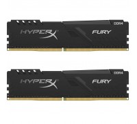 Модуль пам'яті для комп'ютера DDR4 32GB (2x16GB) 2400 MHz HyperX FURY Black Kingston (HX424C15FB3K2/32)