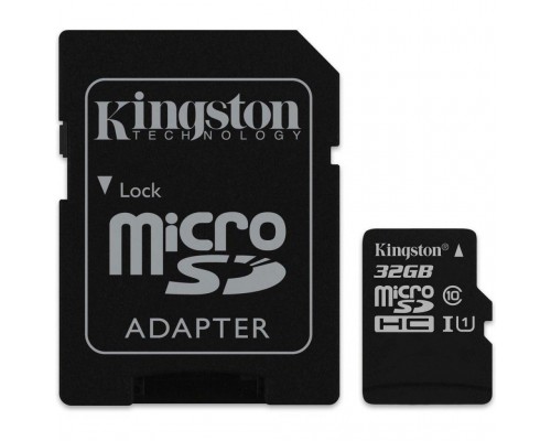 Карта пам'яті Kingston 32GB microSDHC class 10 UHS-I Canvas Select (SDCS/32GB)