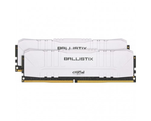 Модуль пам'яті для комп'ютера DDR4 16GB (2x8GB) 3000 MHz Ballistix White MICRON (BL2K8G30C15U4W)