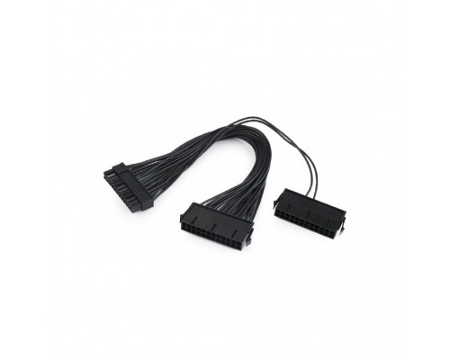 Перехідник MB power connector splitter 24-pin, 0.3m Cablexpert (CC-PSU24-01)