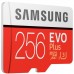 Карта пам'яті Samsung 256GB microSDXC class 10 UHS-I U3 Evo Plus (MB-MC256GA/RU)