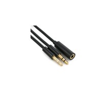 Кабель мультимедийный Jack 3.5mm to 2xJack 3.5 F EXTRADIGITAL (KBA1646)