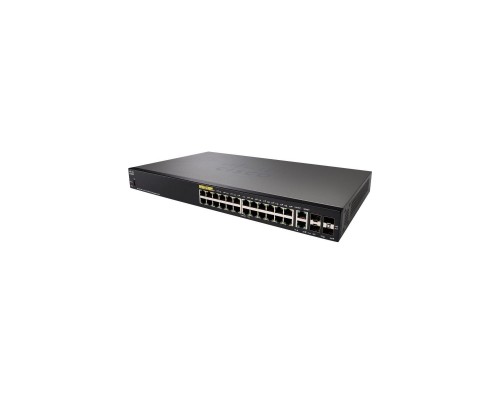Комутатор мережевий Cisco SF350-24P-K9-EU