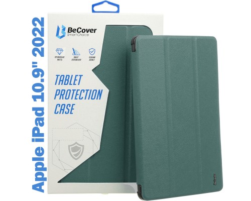 Чохол до планшета BeCover Direct Charge Pen mount Apple Pencil Apple iPad 10.9" 2022 Dark Green (708496)