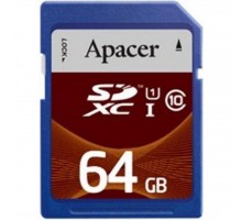 Карта памяти Apacer 64GB SDXC UHS-I Class10 RP (AP64GSDXC10U1-R)