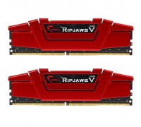 Модуль пам'яті для комп'ютера DDR4 16GB (2x8GB) 3000 MHz RipjawsV Red G.Skill (F4-3000C15D-16GVR)