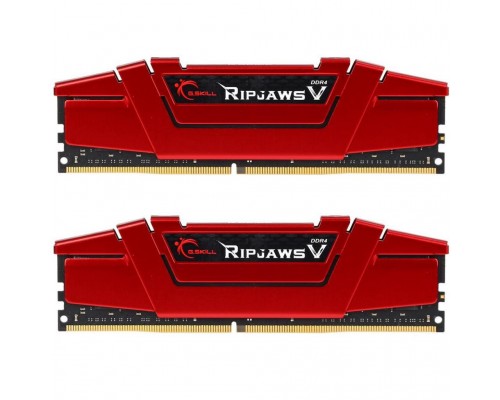 Модуль пам'яті для комп'ютера DDR4 16GB (2x8GB) 3000 MHz RipjawsV Red G.Skill (F4-3000C15D-16GVR)