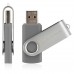 USB флеш накопичувач eXceleram 8GB P1 Series Silver/Gray USB 2.0 (EXP1U2SIG08)