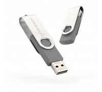 USB флеш накопичувач eXceleram 8GB P1 Series Silver/Gray USB 2.0 (EXP1U2SIG08)