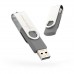 USB флеш накопичувач eXceleram 8GB P1 Series Silver/Gray USB 2.0 (EXP1U2SIG08)