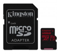Карта пам'яті Kingston 128GB microSDXC class 10 UHS-I U3 (SDCR/128GB)