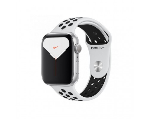 Смарт-часы Apple Watch Nike Series 5 GPS, 40mm Silver Aluminium Case with Pur (MX3R2GK/A)