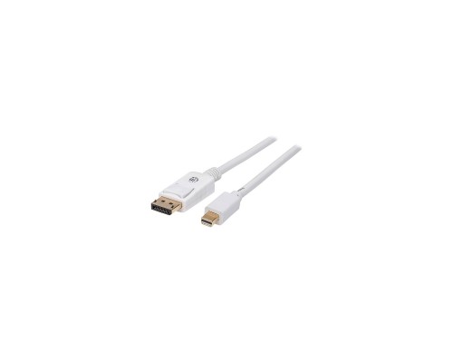Кабель мультимедійний Mini DisplayPort to DisplayPort M/M 2.0m Manhattan Intracom (324748)