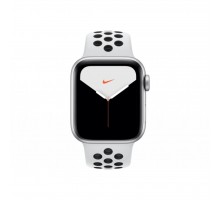 Смарт-часы Apple Watch Nike Series 5 GPS, 44mm Silver Aluminium Case with Pur (MX3V2GK/A)
