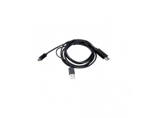 Кабель мультимедійний HDMI to microUSB (11 pin) + USB, 1.8m, (MHL) PowerPlant (CA910861)