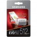 Карта пам'яті Samsung 512GB microSDXC class 10 UHS-I U3 Evo Plus (MB-MC512GA/RU)