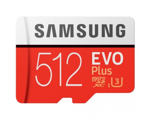 Карта пам'яті Samsung 512GB microSDXC class 10 UHS-I U3 Evo Plus (MB-MC512GA/RU)