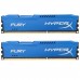 Модуль пам'яті для комп'ютера DDR3 8Gb (2x4GB) 1600 MHz HyperX Fury Blu Kingston (HX316C10FK2/8)