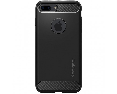Чохол до мобільного телефона Spigen iPhone 8 Plus/7 Plus Rugged Armor Black (043CS20485)