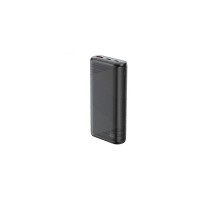 Батарея універсальна XO 20000mAh, PD/20W, QC/18W, Type-C & USB-A, black (PR150)