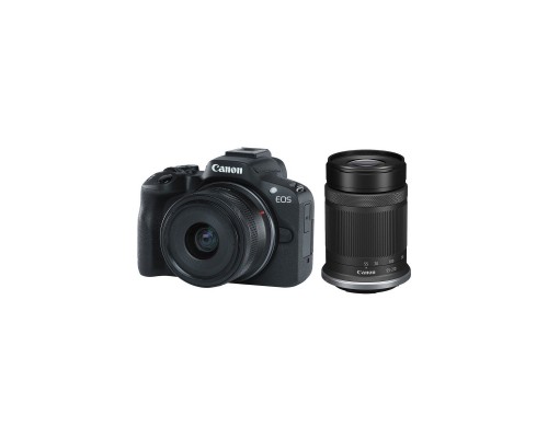 Цифровий фотоапарат Canon EOS R50 RF-S 18-45 IS STM + RF-S 55-210 IS STM Black (5811C034)